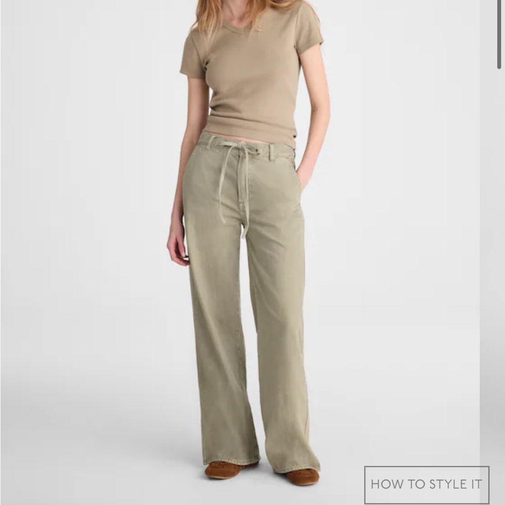 Madewell - The Ultimate Wide Leg in Airy Denim (sagebrush)